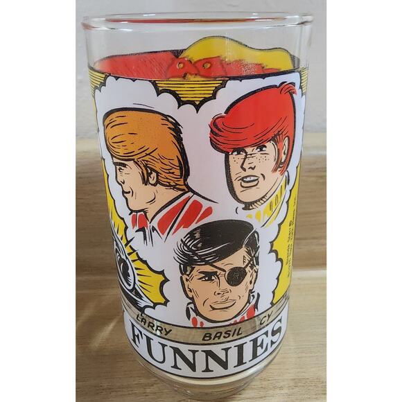 Vintage Brenda Starr Reporter Glass “The Sunday Funnies” Comic 1976 Libbey 5 3/4 - Picture 2 of 6
